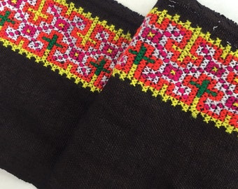 Sale!!!!! Handwoven Hmong Hemp ,vintage Batik fabric textiles, old skirt Hmong hemp , Hmong textile from Thailand.