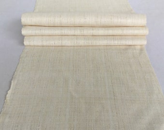 2.50 Meters Long Hmong natural hemp fabric, vintage  hemp hand dyed Hmong hill tribe -Bed runner ,Table runner, Best textile (PS12)