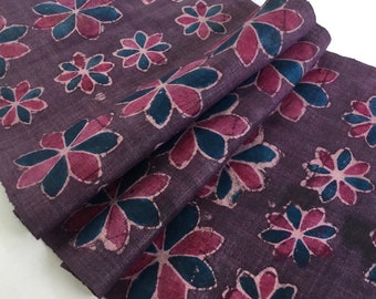 ¡¡¡OFERTA!!! Tela de cáñamo natural Hmong de 2,30 metros de largo, cáñamo vintage teñido a mano, tribu de las colinas Hmong. Camino de cama, cáñamo antiguo de Tailandia (C9).