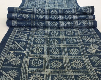 SALE!!!! 2.65 Meters Long Natural Hmong Hemp Fabric, vintage Hemp hand dyed Hmong hill tribe-Bed runner, Old Hemp from Thailand(M5)