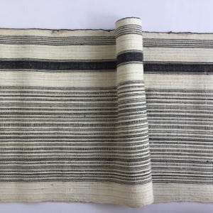 Sale!! 2.80 Meters long Natural Hmong hemp fabric,vintage  hemp hand dyed Hmong hill tribe -Bed runner,Table runner from Thailand (JU15)