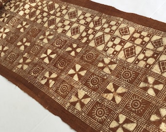 SALE!!!! 2.0 Meters Long Natural Hmong Hemp Fabric, vintage Hemp hand dyed Hmong hill tribe-Bed runner, Old Hemp from Thailand(BR8)