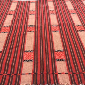 Sale!!!! 1.55 Meters Long &quot;NAGA&quot; Handwoven Hmong cotton, Hmong cotton, Vintage cotton textiles, Naga table runner from Thailand(NG10)