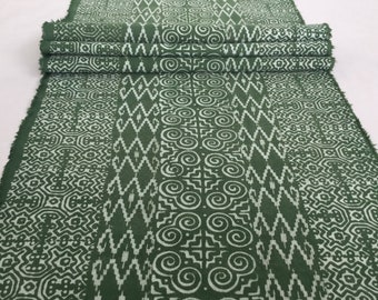 Sale !!!!! Hmong cotton,vintage Batik fabric textiles, table runner,fabric textiles decorated embroidery Hmong hill tribe From Thailand(C33)