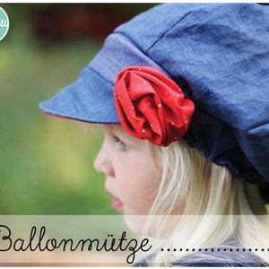 Newsboy cap cap summer hat sewing pattern / ebook instructions / PDF / sewing pattern / confetti patterns / confetti patterns / sew image 1