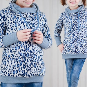 Mini-Käthe sewing pattern hoodie f. boys / girls size. 86-164 ebook instructions sewing pattern / confetti patterns / confetti patterns / sewing