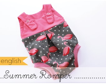 Summer Romper for Babys (1M -3Y) / baby romper / eBook / PDF / sewing pattern / Konfetti Patterns / konfettipatterns / digital / downlaod