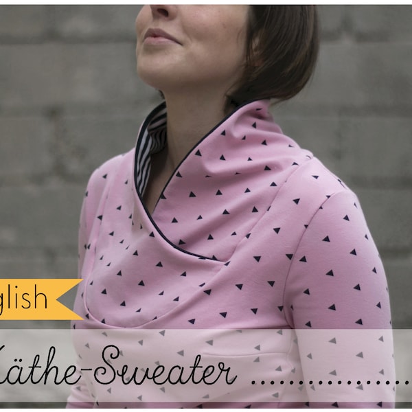 Käthe (Size S-4XL) eBook / PDF / sewing pattern / Konfetti Patterns / konfettipatterns / digital / downlaod / Sweater womans pullover Hoodie