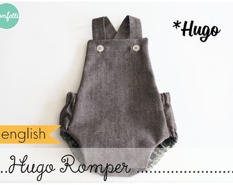 Hugo Romper for Babys (1M -3Y) / baby romper / eBook / PDF / sewing pattern / Konfetti Patterns / konfettipatterns / digital / downlaod
