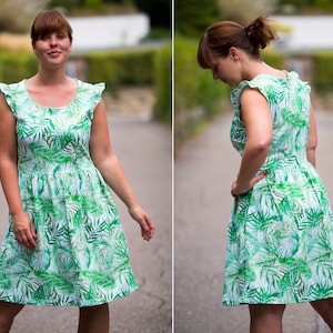 Frederike Damenkleid Kleid Gr.32-50 Schnittmuster / ebook Anleitung / sewing pattern / Konfetti Patterns / konfettipatterns / nähen /PDF