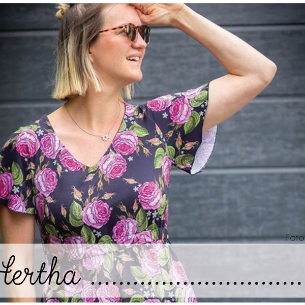 Hertha - dames jurk maat 32-50 naaipatroon ebook patroon naaipatroon / confetti patronen / confetti patronen / naaien