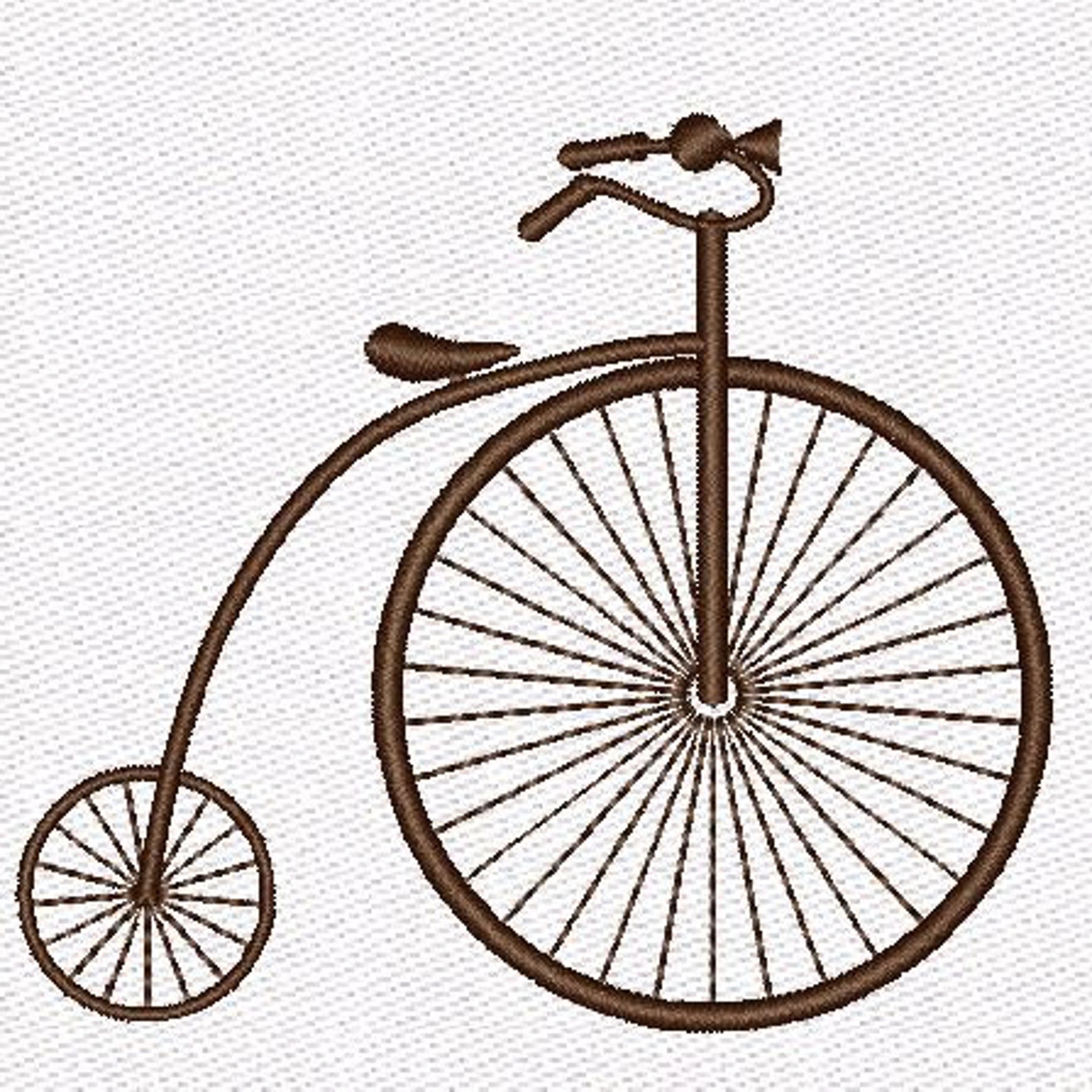 Machine Embroidery Designs Bike Retro Bicycle Etsy