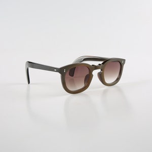 Véritable corne naturelle temples incurvés faits à la main cadres de lunettes vintage - Corne noire de miel - Hommes - Femmes - Corne 100% authentique