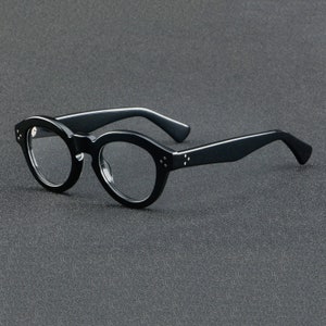 Vintage Japanese Style Acetate Riveted Handmade Frames Glasses ...