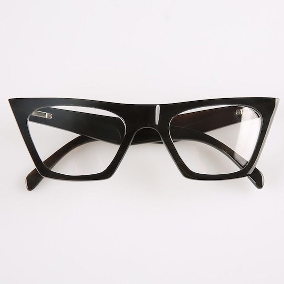 Cat eye horn rimmed glasses sale