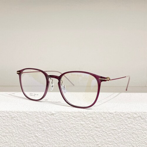 Vintage Lindberg style Lightweight Titanium Acetate Glasses - Prescription lenses - Unisex Glasses Retro shops