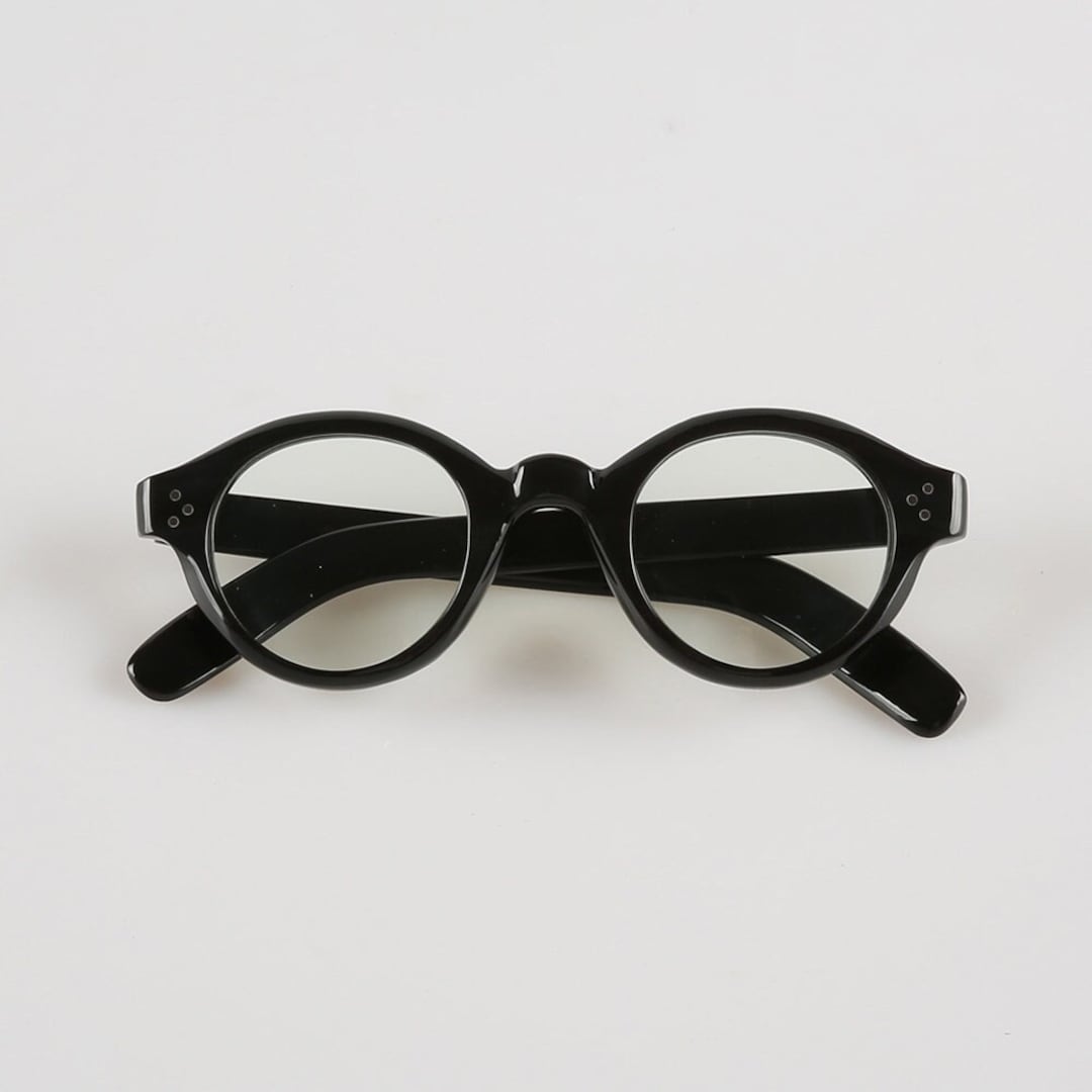 Handmade Spectacles Handmade Buffalo Horn Glasses Frames: Black Oval Spectacles - Etsy