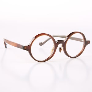 Corne Naturelle Véritable Faite À La Main Classique Grandes Lunettes Rondes Surdimensionnées Cadres Lunettes De Soleil - Corne De Café Léger - Hommes - Femmes - 100% Corne Véritable