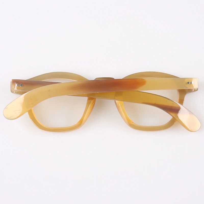 Handmade Natural Bull Horn Glasses Frames - Caramel Vintage Style - Etsy