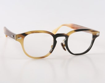 Handgefertigte Yak Horn Depp Brillengestelle: Classic Style