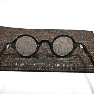 Vintage Style Classic Japanische Acetat Kleine Runde Brille Korrekturbrillen Lesebrille verschiedene Farben Bild 4