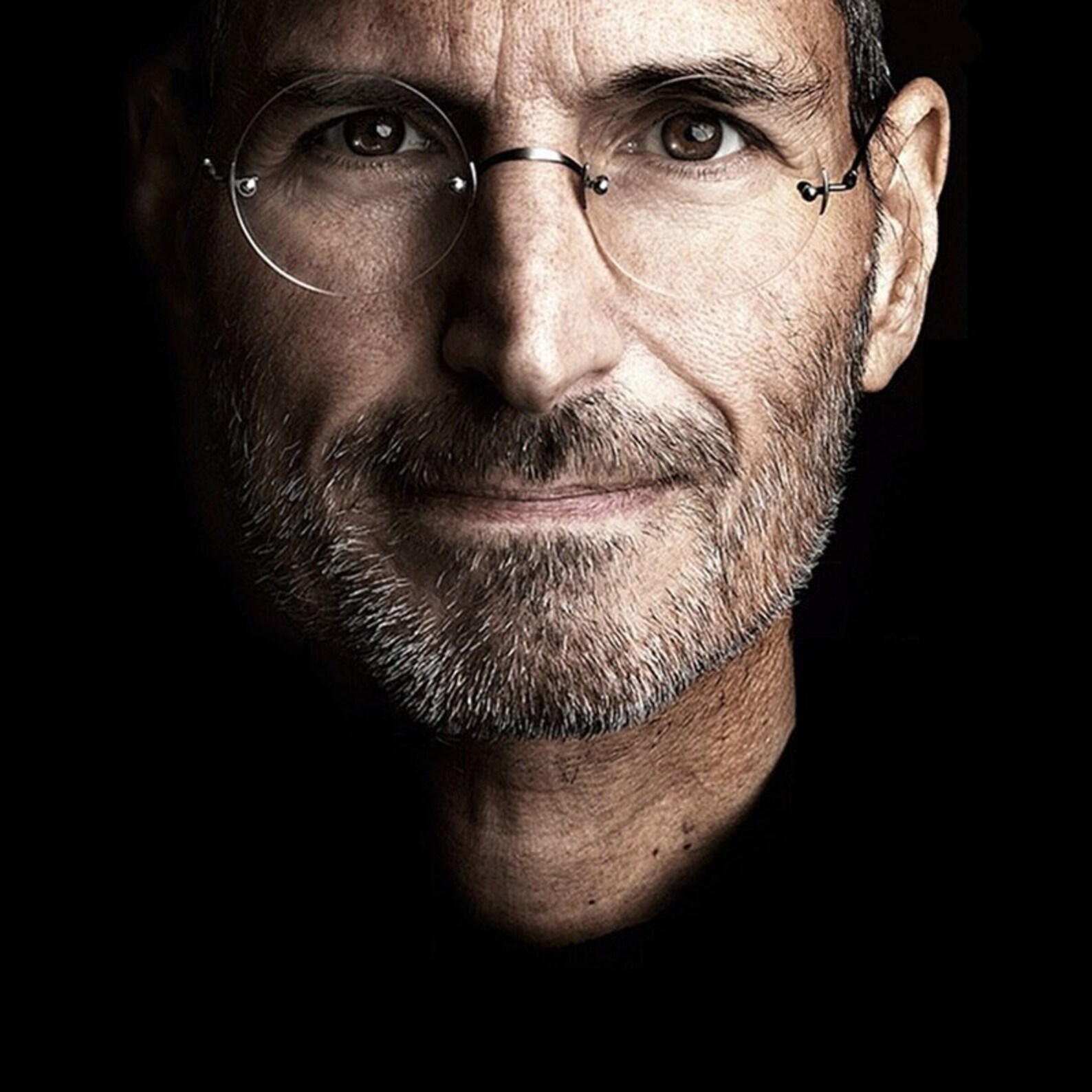 Vintage Style Steve Jobs Round Titanium Glasses Prescription Etsy