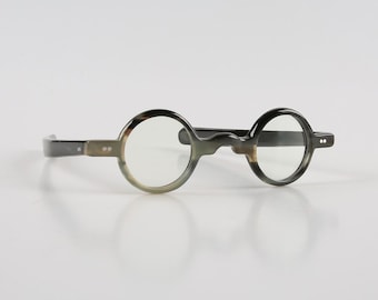 Handmade Round Horn Glasses Frames: Vintage Style Sunglasses