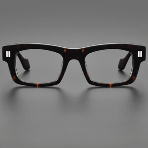 Vintage japanischen Stil Acetat große breite handgefertigte Rahmen Brille verschiedene Farben Korrekturgläser Bild 7