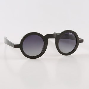 Véritable corne naturelle faite à la main ronde montures de lunettes vintage uniques - Hommes - Femmes - Corne 100% véritable