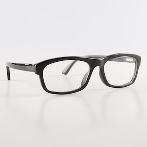 Véritable corne naturelle faite à la main des années 1960 Mod style vintage Lunettes Cadres - Cutler Kingsman Style - Piano Black - 100% Corne authentique