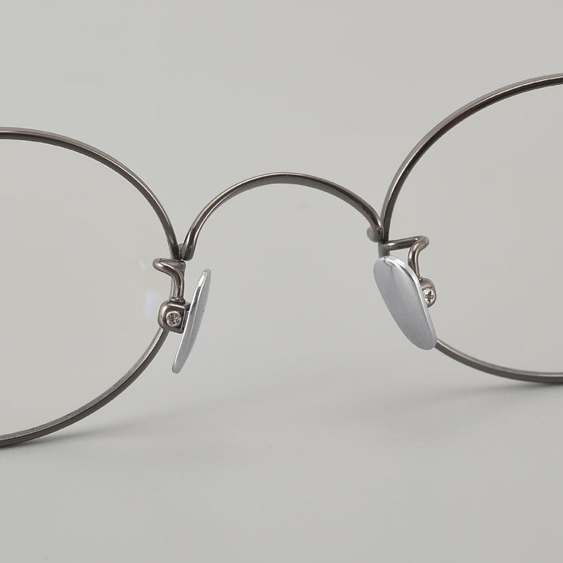 Retro japanischer Stil leichte klassische kleine ovale Titan-Brille verschiedene Farben Brillen mit Stärke Herren Brille Retro Bild 6