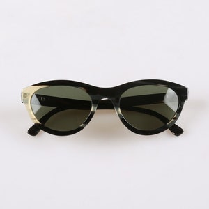 Véritable Corne de Buffle Naturelle Fait à la main Unique Cat Lunettes Montures - Hommes - Femmes - 100% Corne Authentique