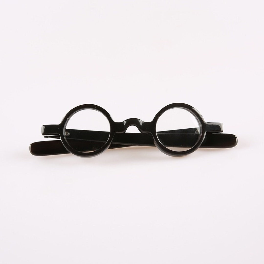 Genuine Natural Horn Handmade Small Round Thick Glasses Frames Etsy
