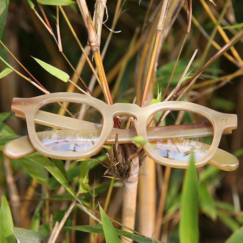 Handmade Natural Bull Horn Glasses Frames - Caramel Vintage Style - Etsy