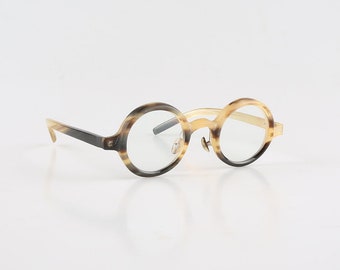 Echtes Naturhorn Handgefertigt Rund Künstlerisch - Nasenpads - Brillengestelle Sonnenbrille - Herren - Damen - 100% echtes Horn