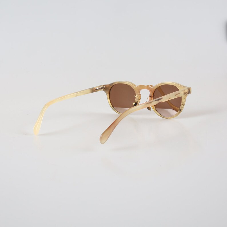 Handmade Bull Horn Glasses Frames: Caramel Brown, Vintage Style - Etsy