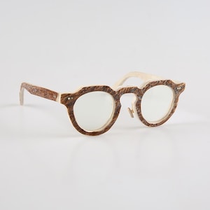 Monture de lunettes classique faite main en corne de cerf naturelle véritable - Hommes - Femmes - 100 % corne véritable