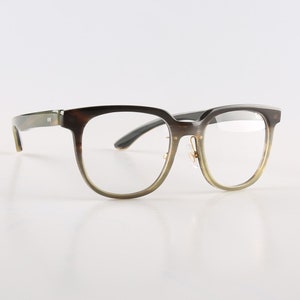 Montures de lunettes de style classique faites à la main en corne de buffle naturelle véritable - Plaquettes de nez - Hommes - Femmes -