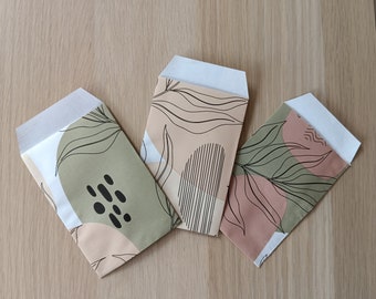 Pochettes /Sachets cadeau papier ecologique ( x 10 ) - fabrication artisanale en France