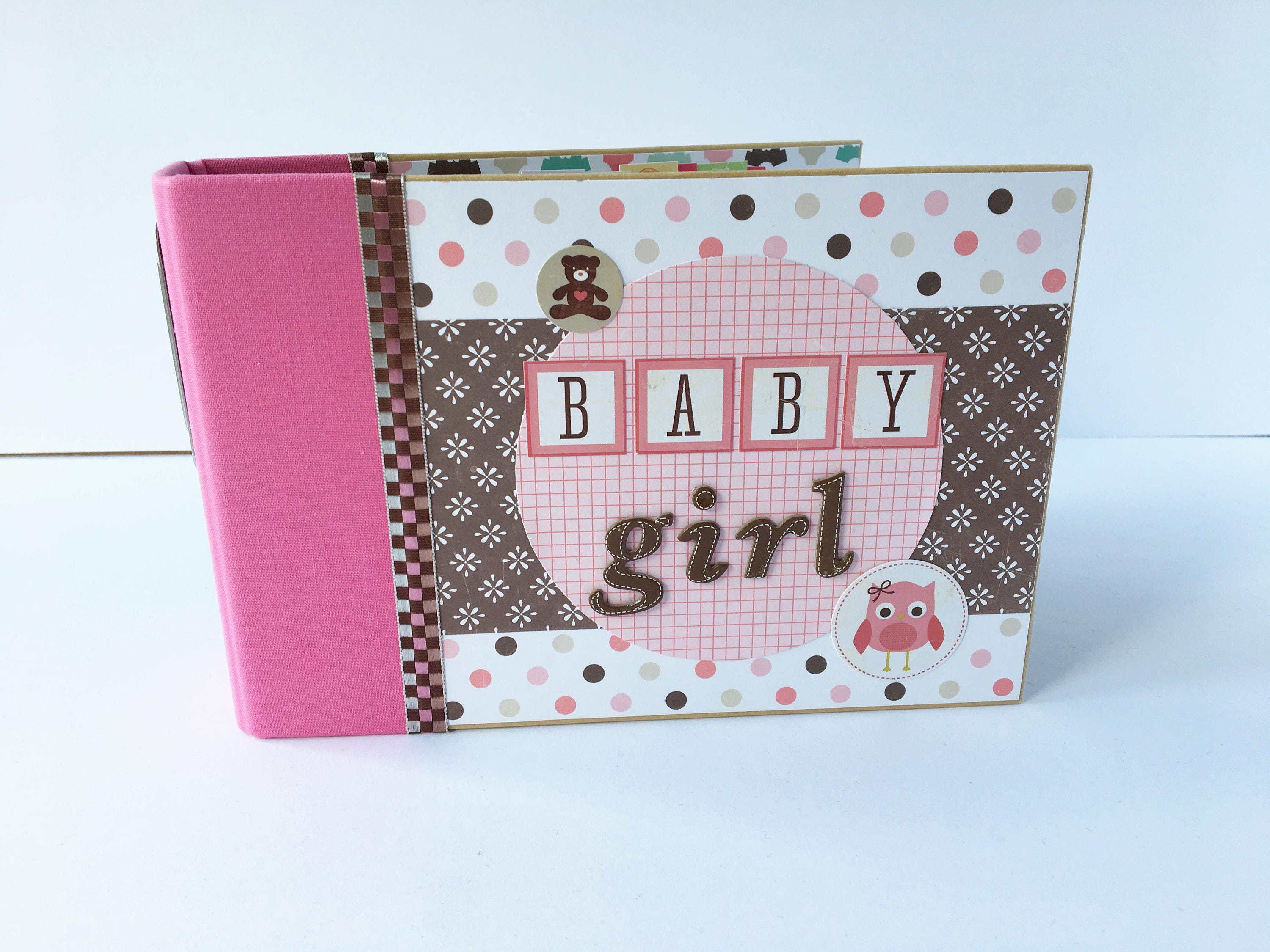 Baby Premade Scrapbook Album Baby Girl Photo Album Baby Girl Etsy