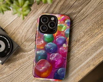 Candy Phone Case Colorful iPhone 16 Tough Case iPhone 17 Protective Phone Cover Cute Gift Idea for Her