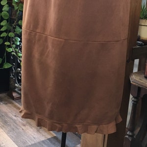 Vintage Kathy Ireland Brown Skirt, Street Length