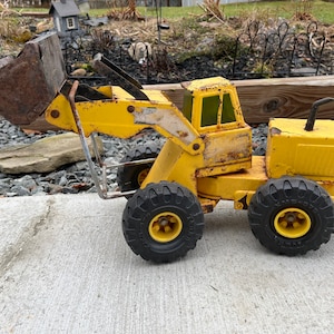 Vintage 70’s Tonka Front End Loader Restoration Project Collectible Farmhouse Decor