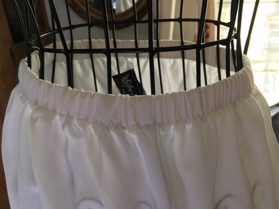 Vintage Silver Threads White Slacks, Small Size, … - image 5