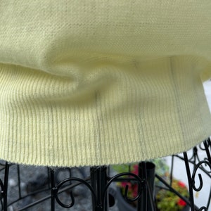 Vintage Yellow Pullover Sweater DuPont Orlon Acrylic 1950s sweater image 5