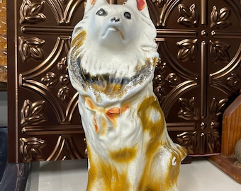 Rare Vintage Carnival Chalkware Collie Dog 12 Inches Tall - Etsy