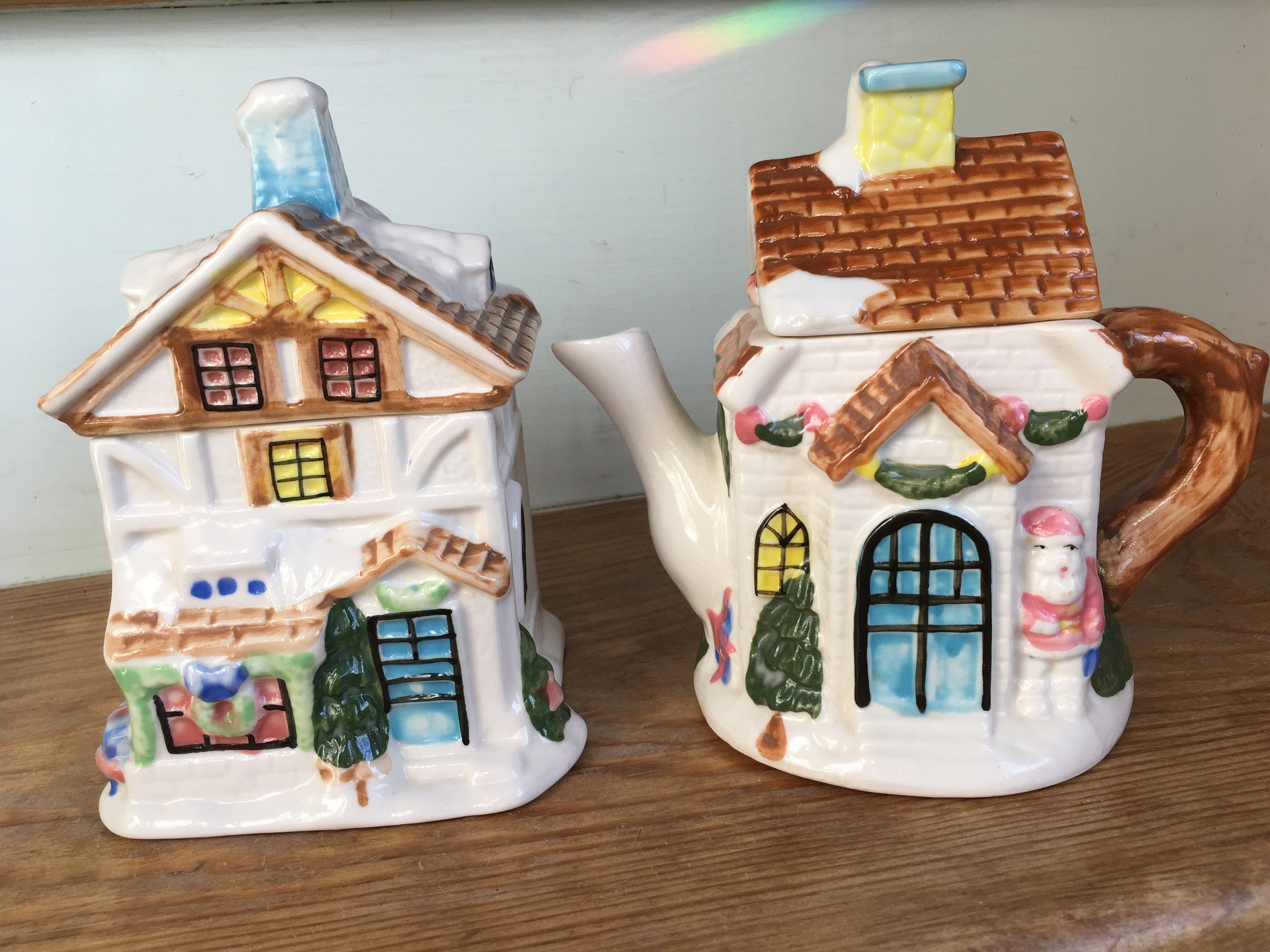Houston Harvest Gift Products Teapot & Tea Bag Canister