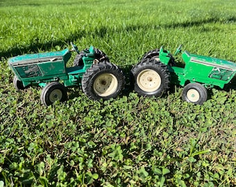 Vintage Green ERTL Farm Tractors 1970 Die Cast Toy Collectors Two to Chose From