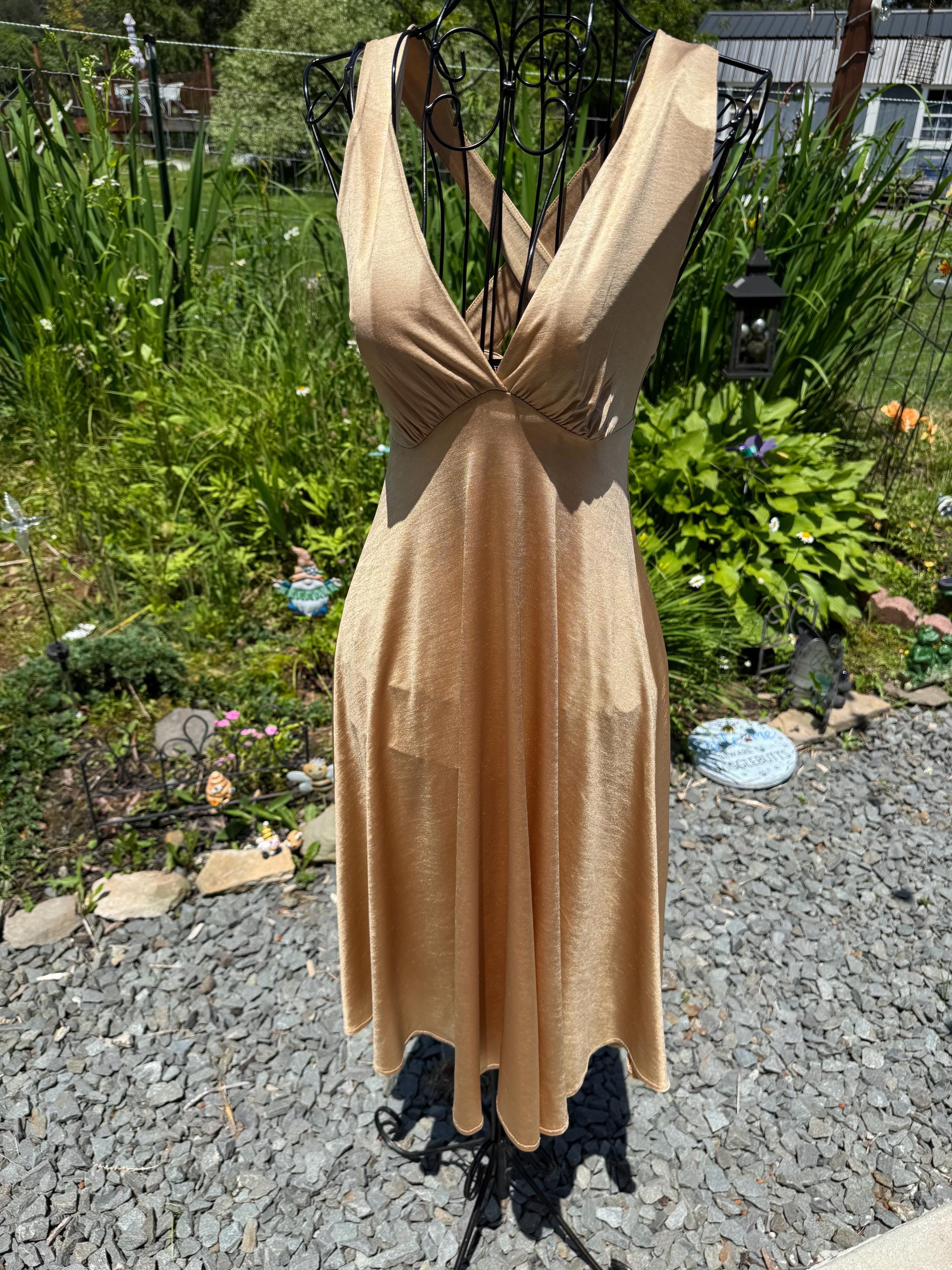 Gold Bridesmaid Dress - Etsy Canada
