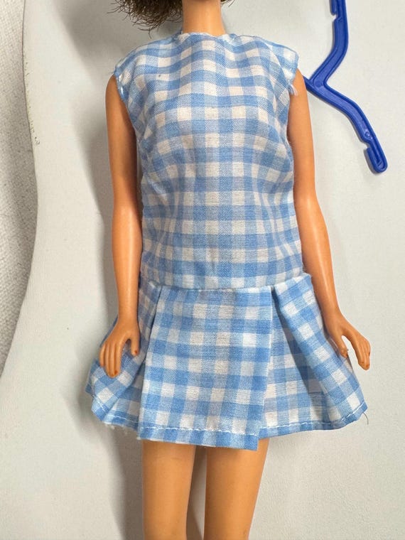 Vintage Blue White Barbie Gingham Dress Sleeveless 1970's Gift for Girls 11 Fashion Doll Clothing - Etsy Vintage Blue White Barbie Gingham Dress Sleeveless 1970's Gift for Girls 11 Fashion Doll Clothing - Etsy
